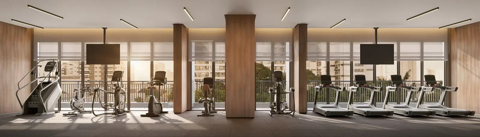 Fitness - torre 1 e 2 · Perspectiva artística