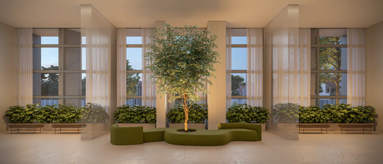 Lobby · Perspectiva artística