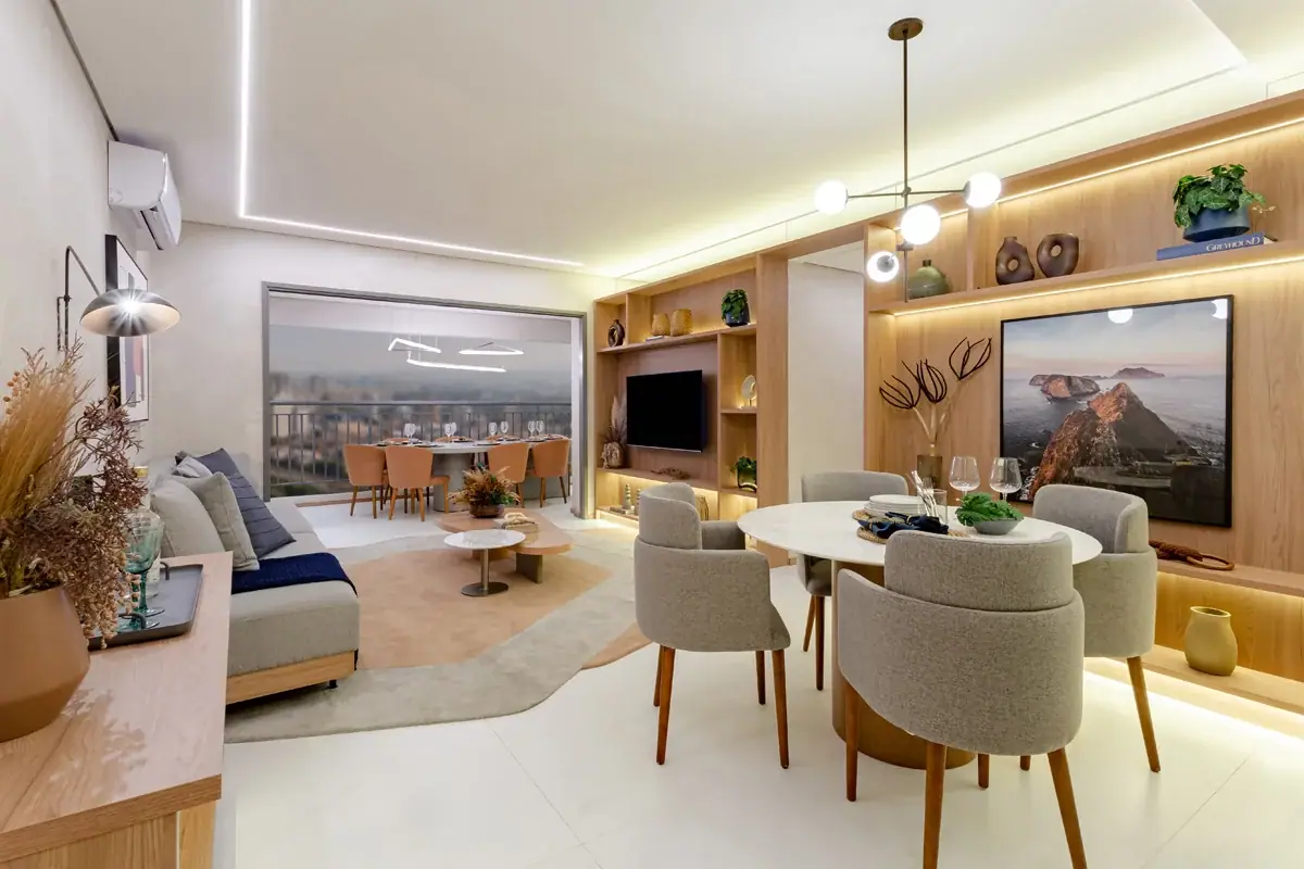 Living - 110m² · Foto do decorado