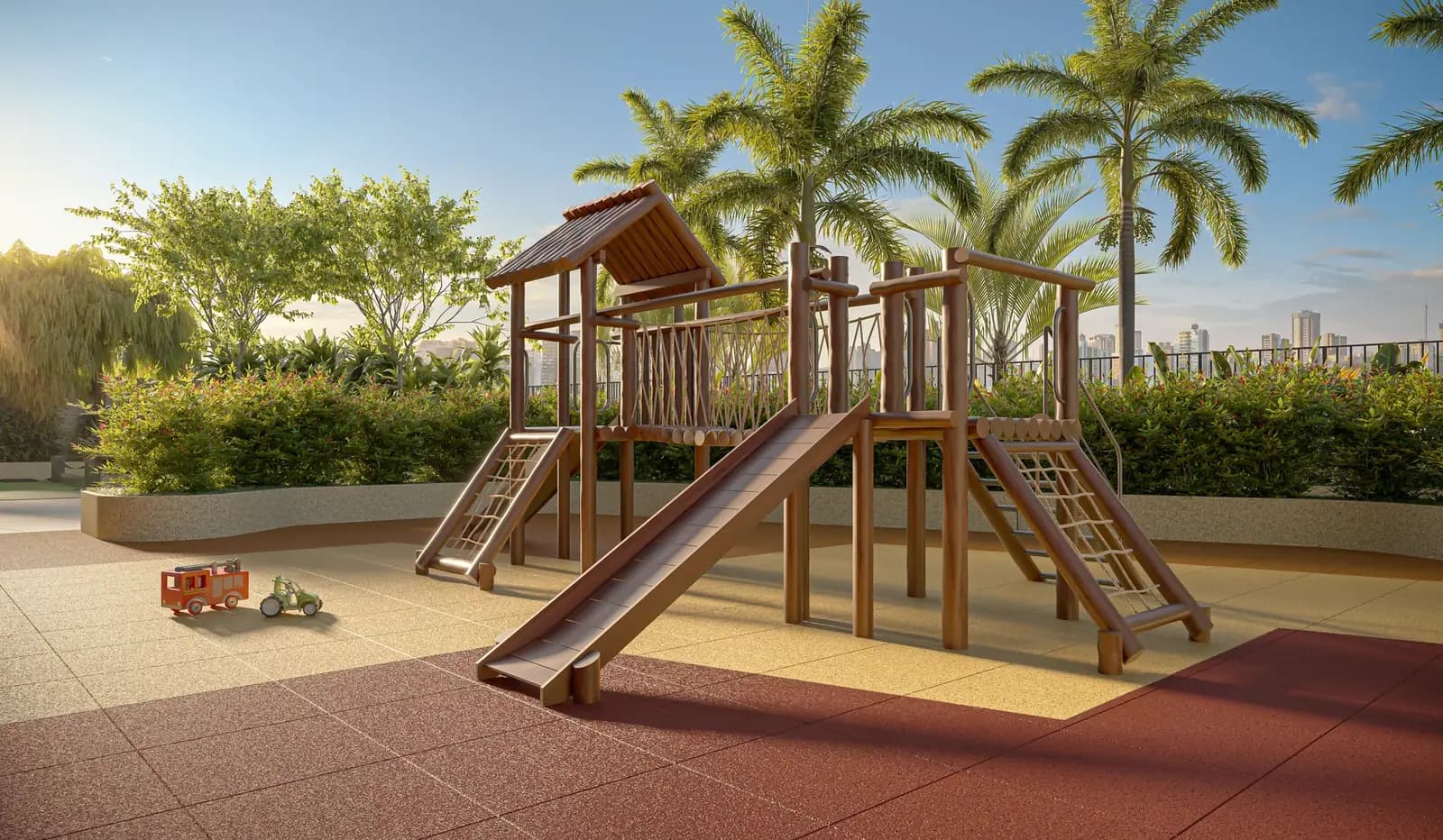 Playground · Perspectiva artística