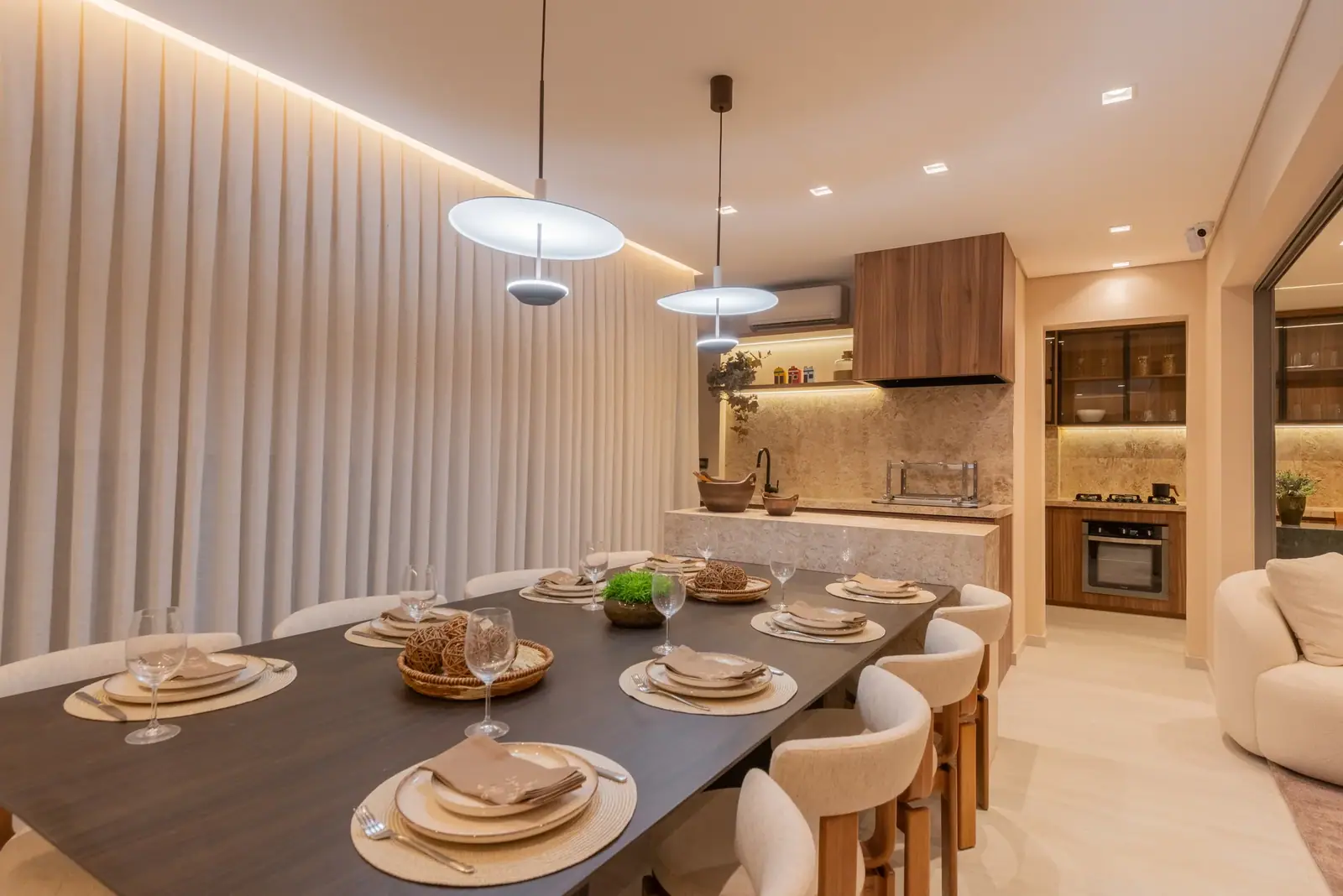 Terraço com churrasqueira a carvão - 131m² · Foto do decorado