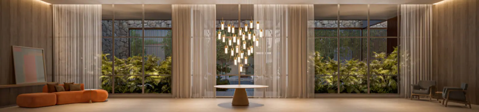 Lobby - torre 1 e 2 · Perspectiva artística