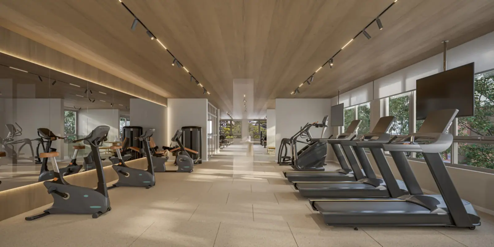 Fitness - torre 1 e 2 · Perspectiva artística