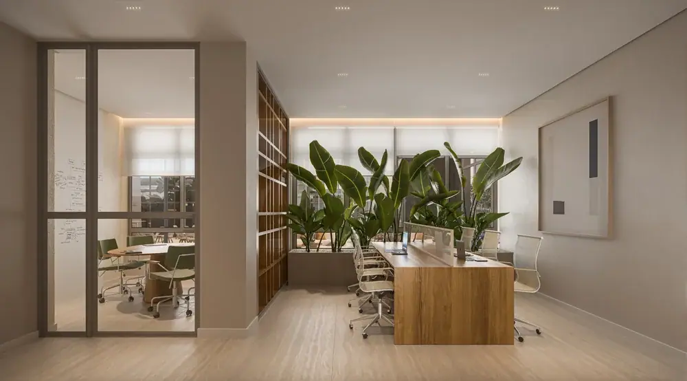 Coworking - torre 1 e 2 · Perspectiva artística