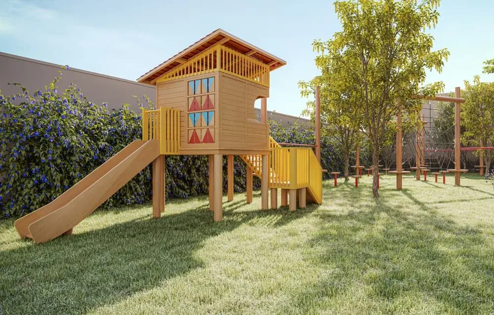 Playground - torre 1 e 2 · Perspectiva artística