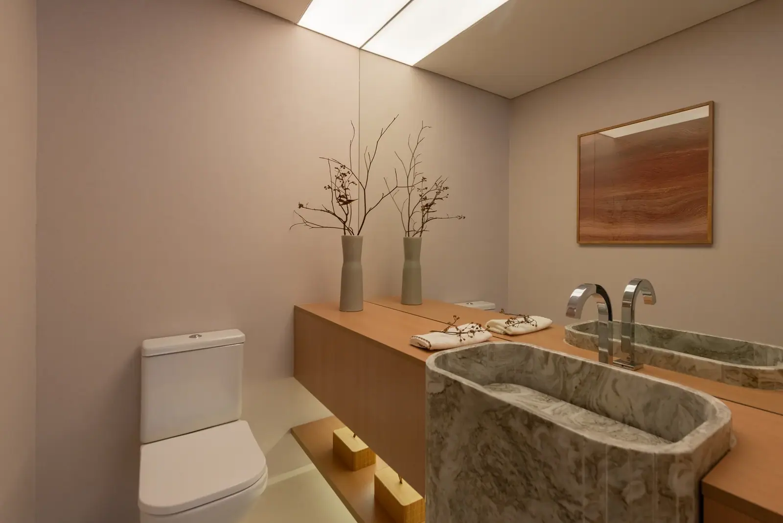 Lavabo - apto de 137m² · Foto do decorado