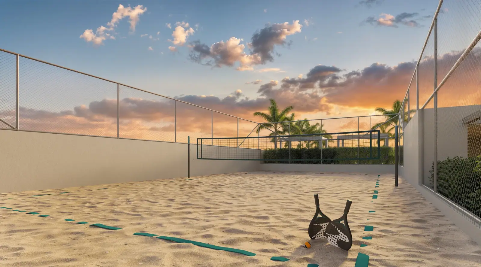 Quadra de Areia · Perspectiva artística
