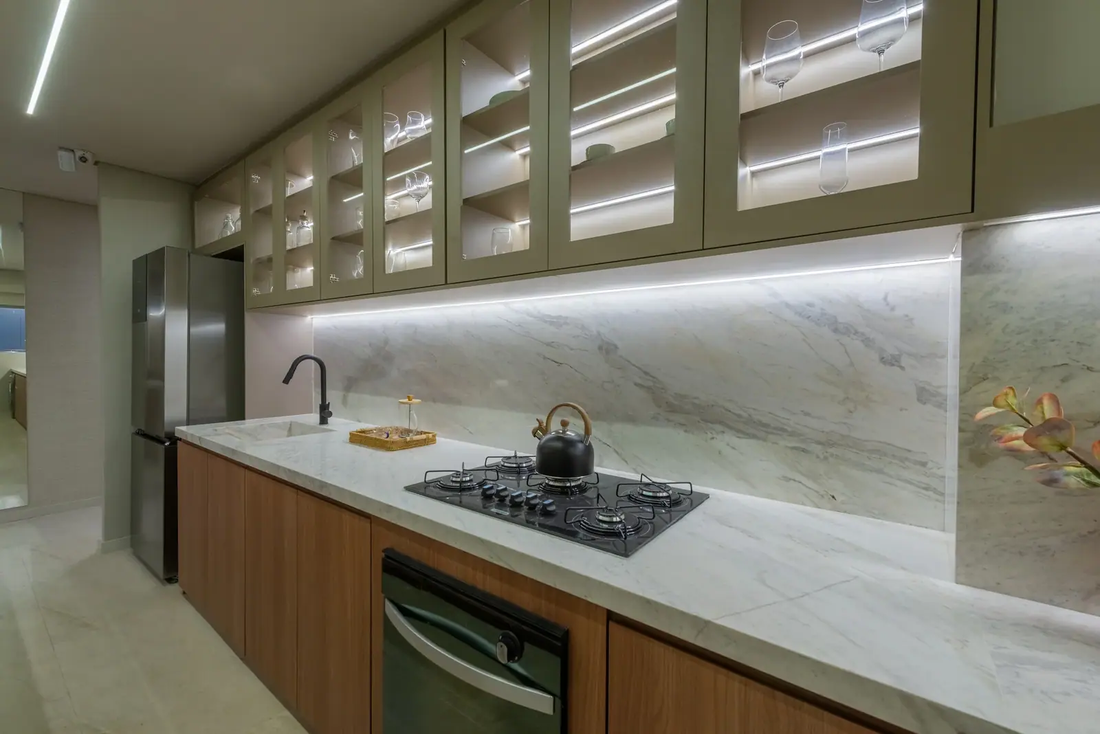 Cozinha - apto de 121m² · Foto do decorado