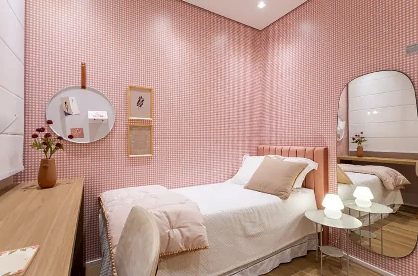 Suíte 3 do apto. de 118m² · Foto do decorado