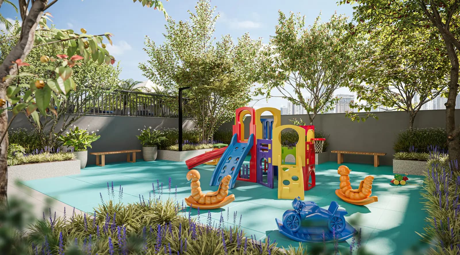 Playground · Perspectiva artística