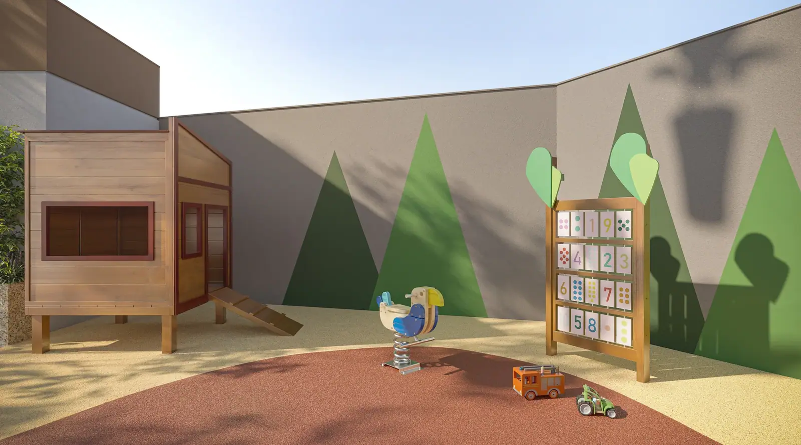 Playground · Perspectiva artística